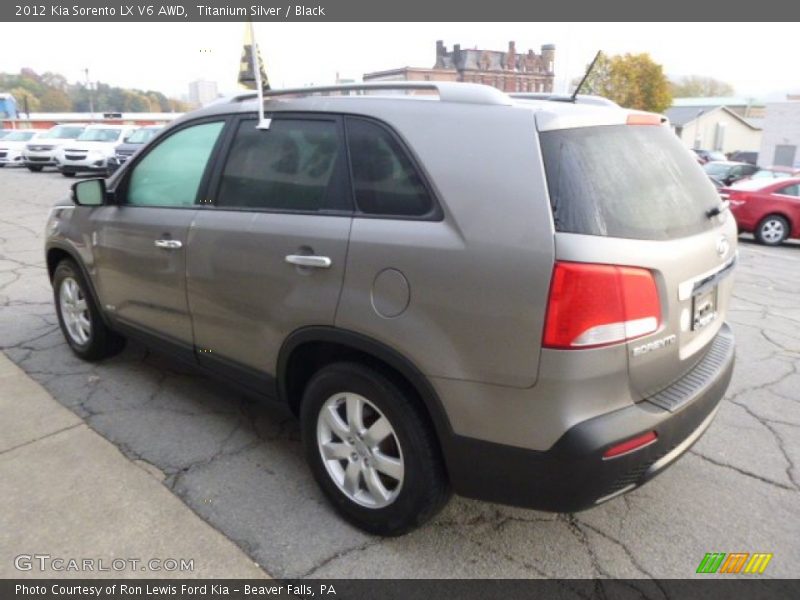 Titanium Silver / Black 2012 Kia Sorento LX V6 AWD