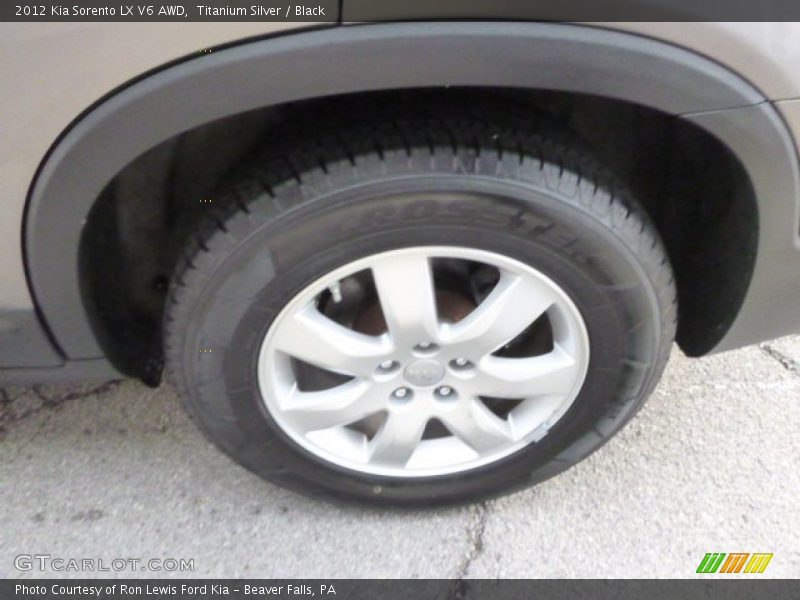 Titanium Silver / Black 2012 Kia Sorento LX V6 AWD