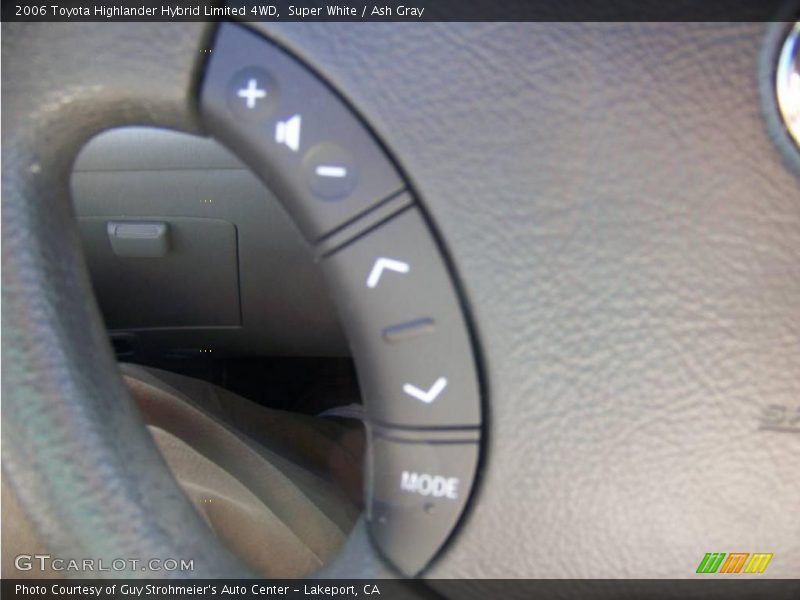 Super White / Ash Gray 2006 Toyota Highlander Hybrid Limited 4WD