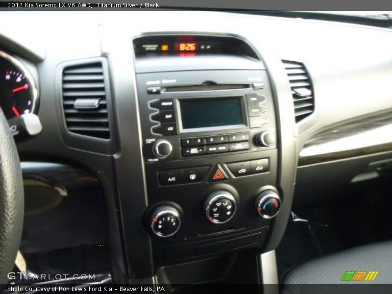 Titanium Silver / Black 2012 Kia Sorento LX V6 AWD