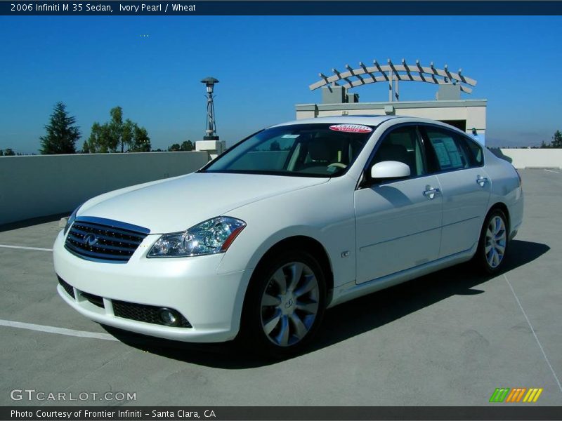 Ivory Pearl / Wheat 2006 Infiniti M 35 Sedan