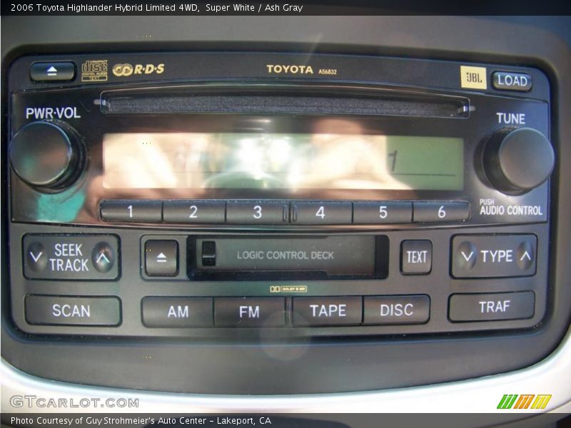 Super White / Ash Gray 2006 Toyota Highlander Hybrid Limited 4WD