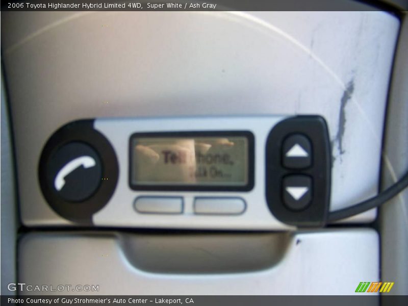 Super White / Ash Gray 2006 Toyota Highlander Hybrid Limited 4WD