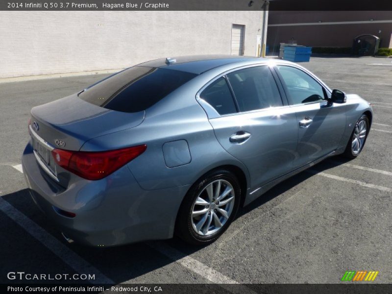 Hagane Blue / Graphite 2014 Infiniti Q 50 3.7 Premium