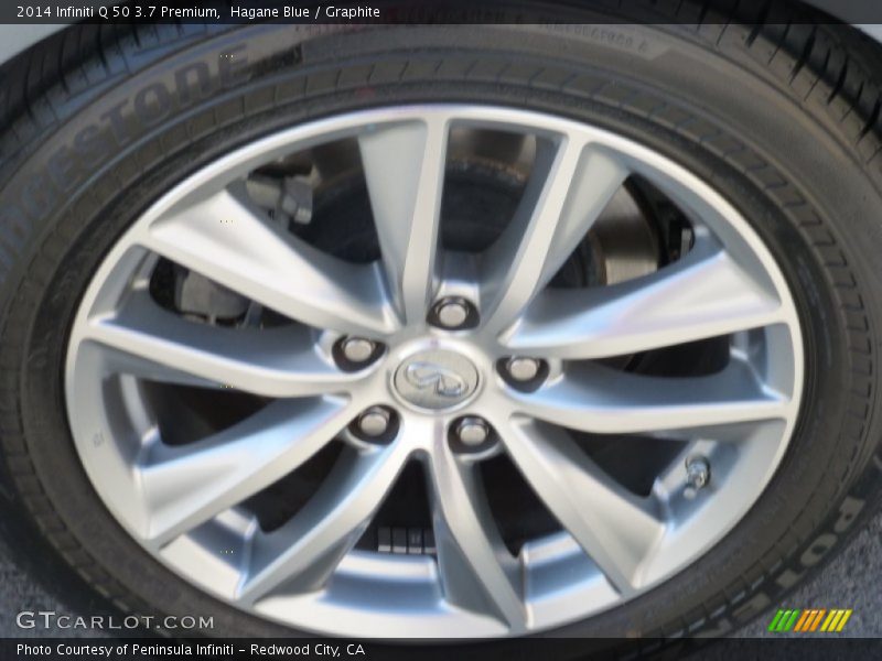 Hagane Blue / Graphite 2014 Infiniti Q 50 3.7 Premium