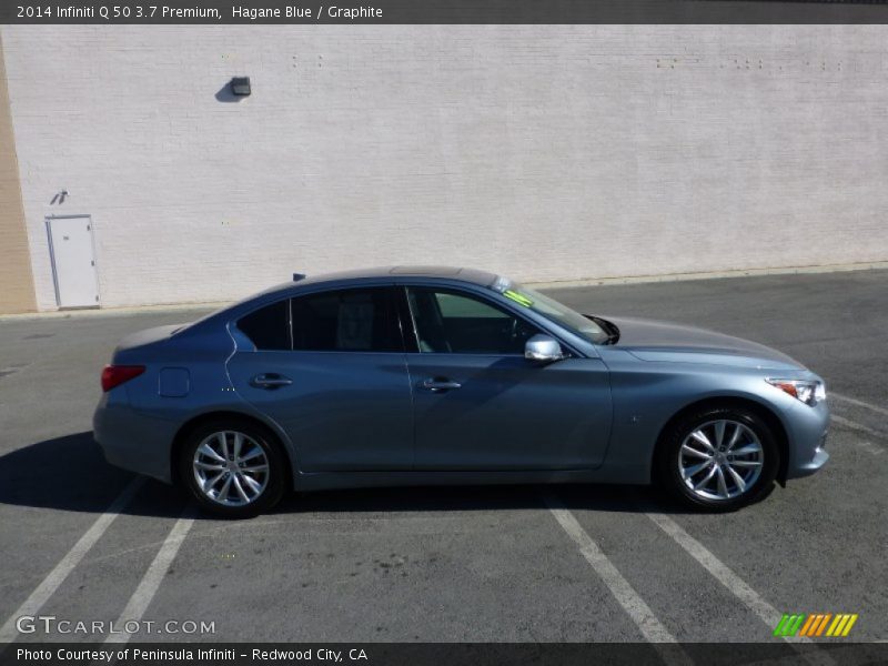 Hagane Blue / Graphite 2014 Infiniti Q 50 3.7 Premium