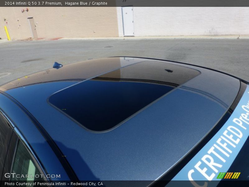 Hagane Blue / Graphite 2014 Infiniti Q 50 3.7 Premium