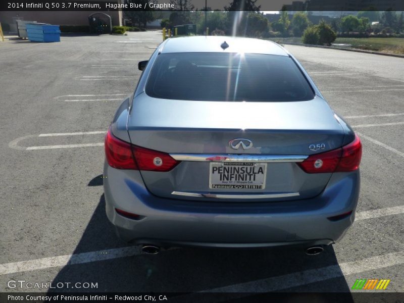 Hagane Blue / Graphite 2014 Infiniti Q 50 3.7 Premium