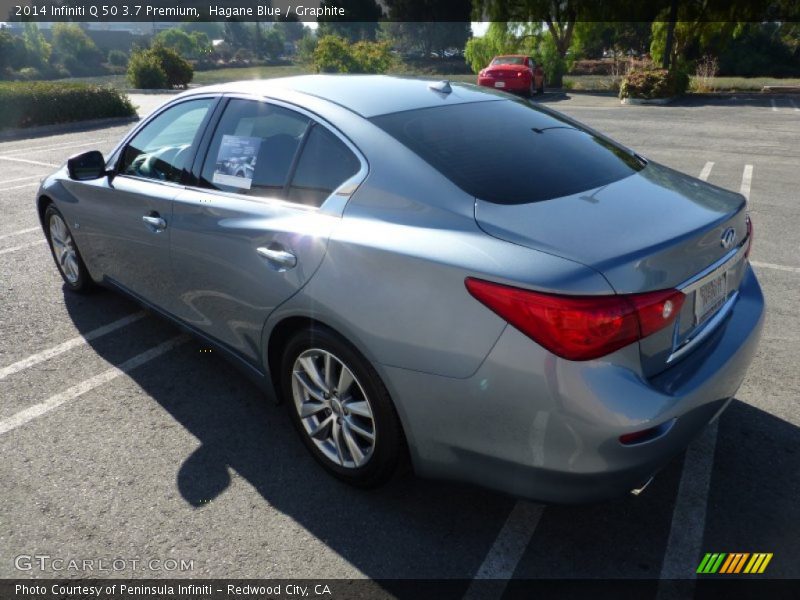 Hagane Blue / Graphite 2014 Infiniti Q 50 3.7 Premium