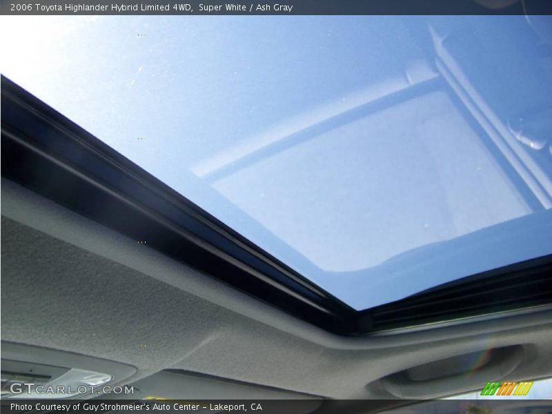 Super White / Ash Gray 2006 Toyota Highlander Hybrid Limited 4WD