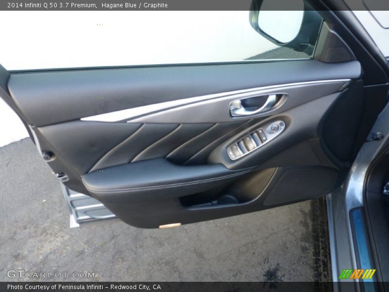 Hagane Blue / Graphite 2014 Infiniti Q 50 3.7 Premium