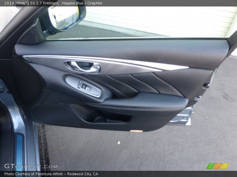 Hagane Blue / Graphite 2014 Infiniti Q 50 3.7 Premium