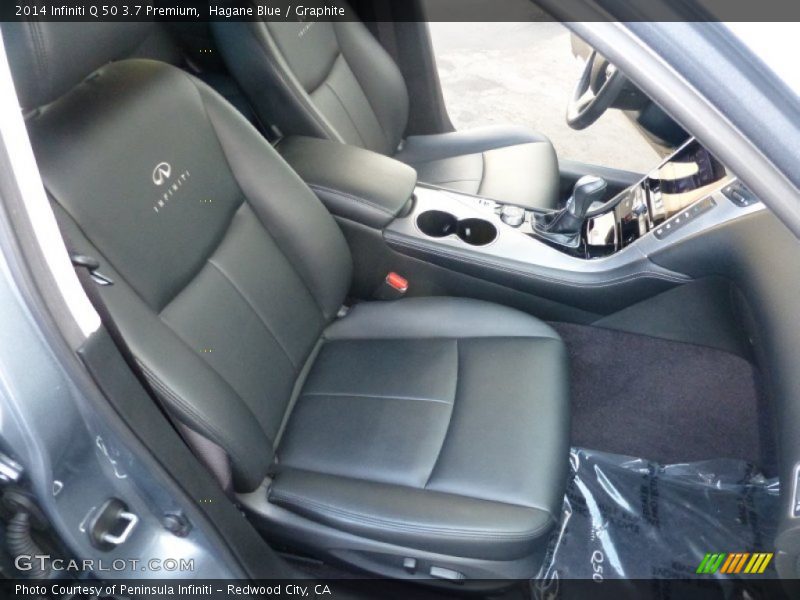 Hagane Blue / Graphite 2014 Infiniti Q 50 3.7 Premium