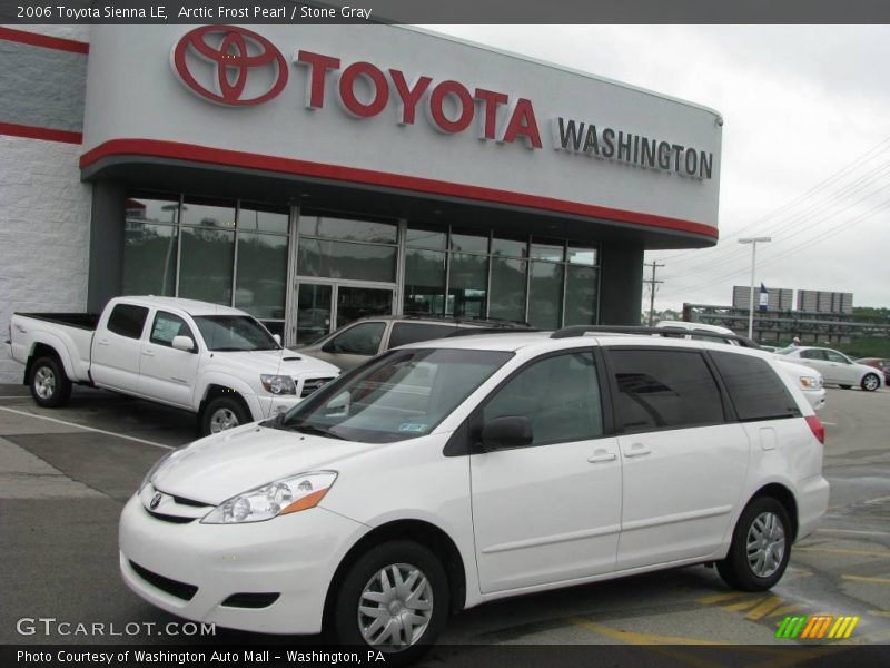 Arctic Frost Pearl / Stone Gray 2006 Toyota Sienna LE