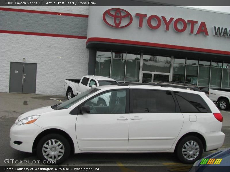 Arctic Frost Pearl / Stone Gray 2006 Toyota Sienna LE