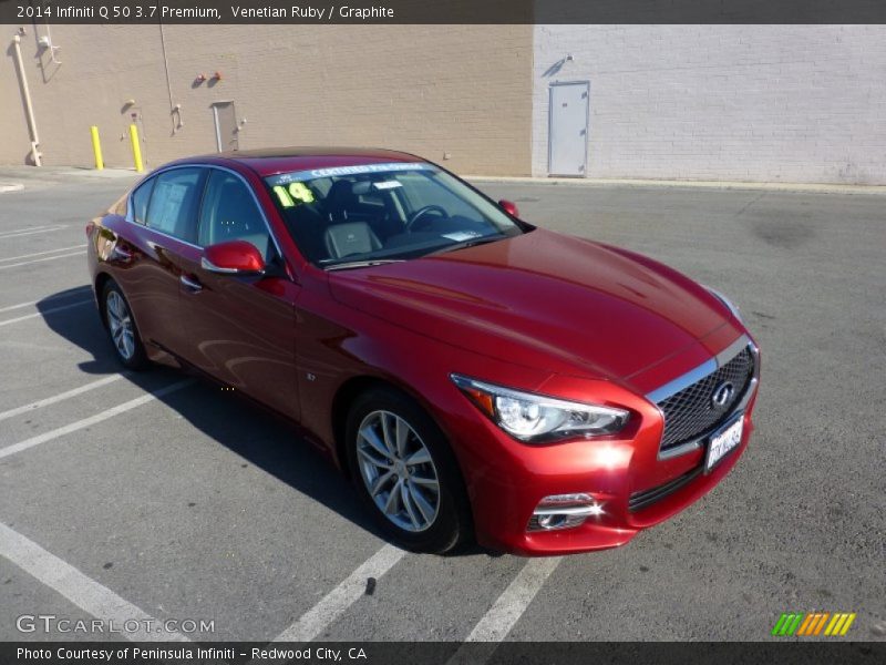 Venetian Ruby / Graphite 2014 Infiniti Q 50 3.7 Premium
