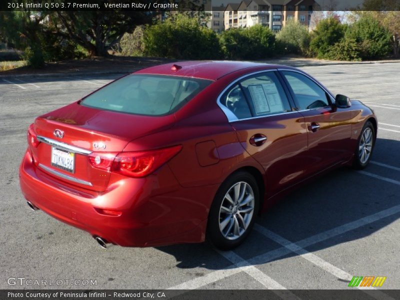Venetian Ruby / Graphite 2014 Infiniti Q 50 3.7 Premium