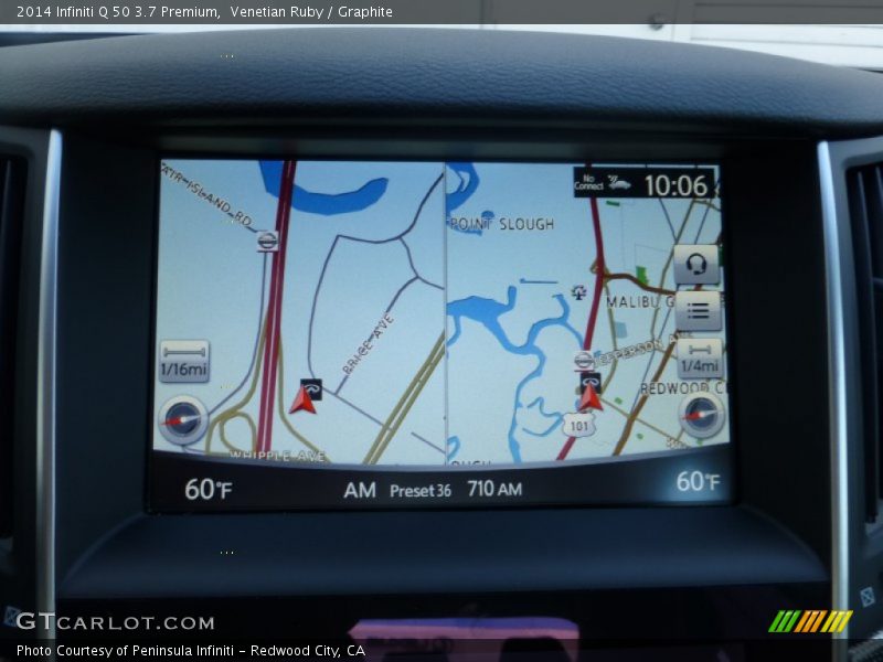 Venetian Ruby / Graphite 2014 Infiniti Q 50 3.7 Premium