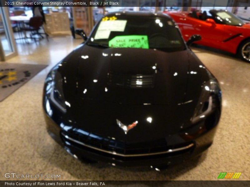 Black / Jet Black 2015 Chevrolet Corvette Stingray Convertible