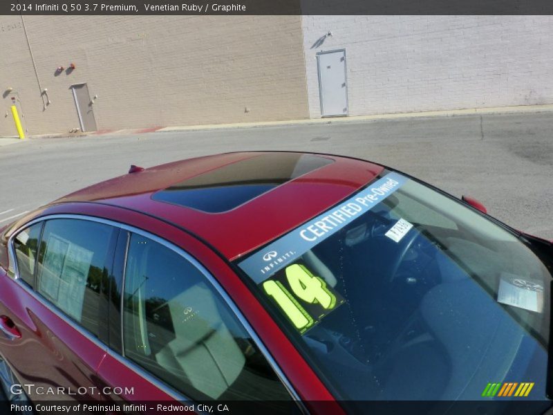 Venetian Ruby / Graphite 2014 Infiniti Q 50 3.7 Premium