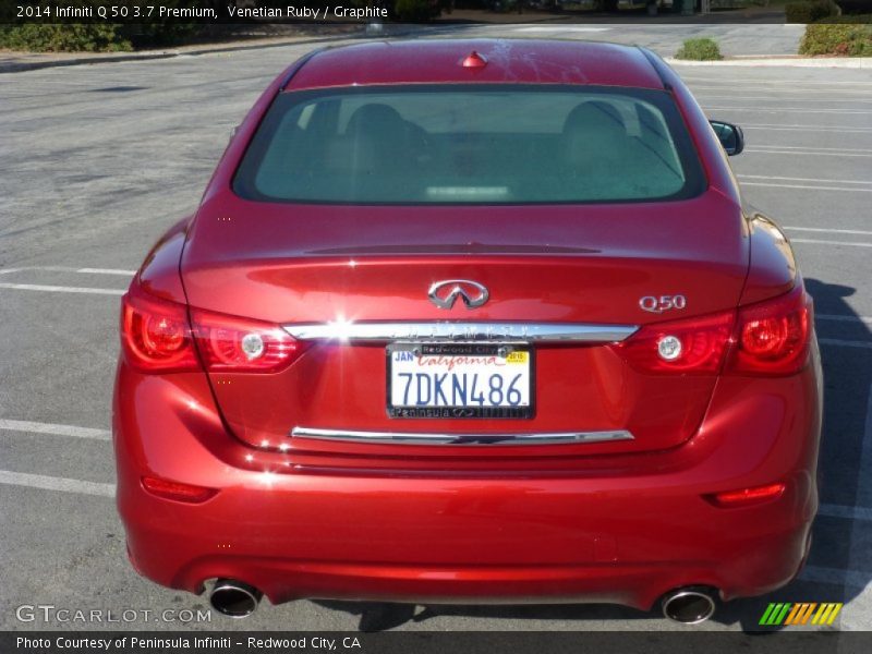 Venetian Ruby / Graphite 2014 Infiniti Q 50 3.7 Premium