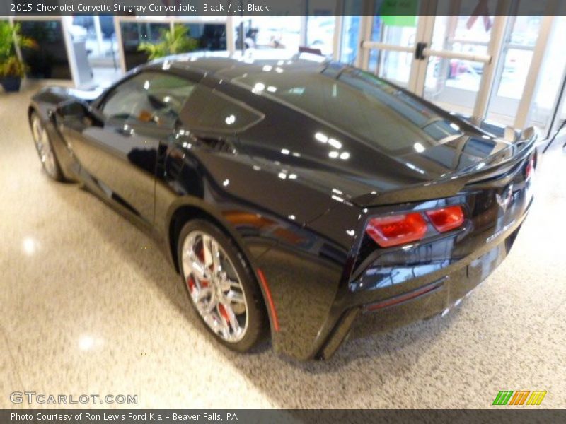 Black / Jet Black 2015 Chevrolet Corvette Stingray Convertible