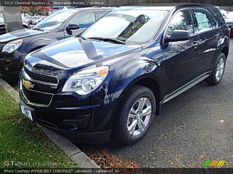 Blue Velvet Metallic / Jet Black 2015 Chevrolet Equinox LS