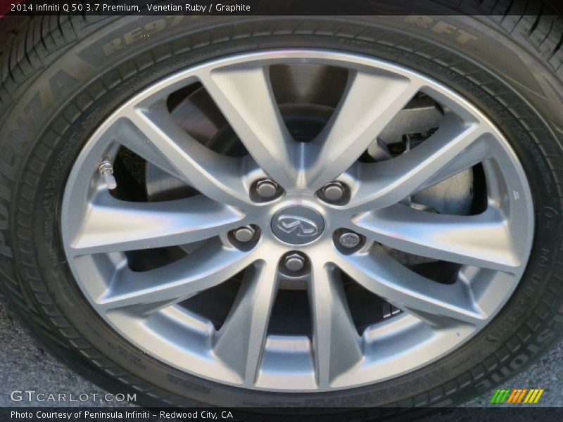 Venetian Ruby / Graphite 2014 Infiniti Q 50 3.7 Premium