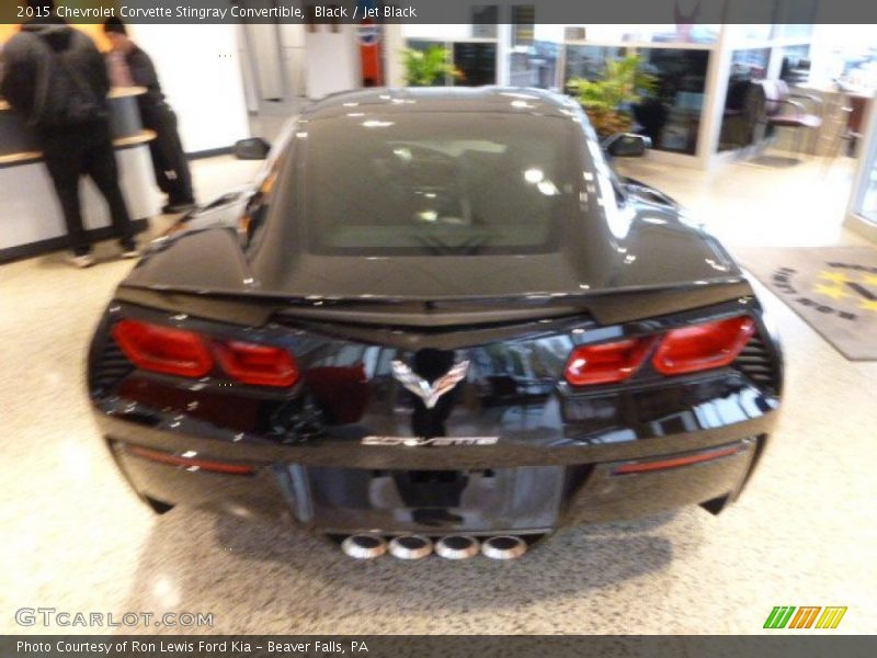 Black / Jet Black 2015 Chevrolet Corvette Stingray Convertible