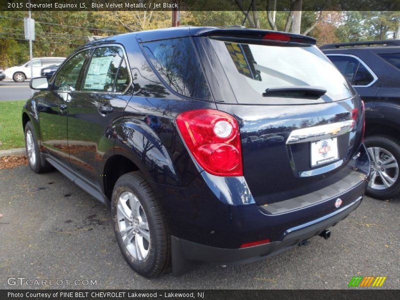 Blue Velvet Metallic / Jet Black 2015 Chevrolet Equinox LS