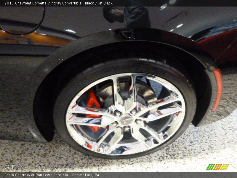 Black / Jet Black 2015 Chevrolet Corvette Stingray Convertible