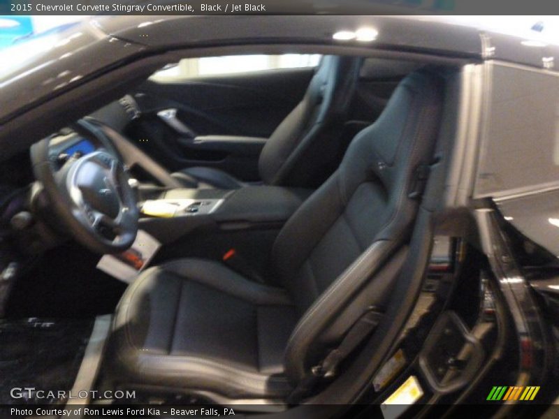 Black / Jet Black 2015 Chevrolet Corvette Stingray Convertible