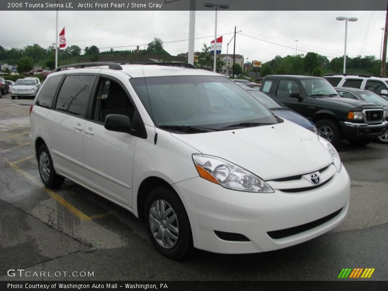 Arctic Frost Pearl / Stone Gray 2006 Toyota Sienna LE