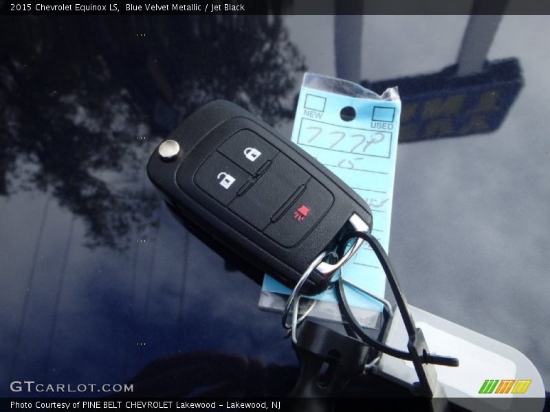 Blue Velvet Metallic / Jet Black 2015 Chevrolet Equinox LS