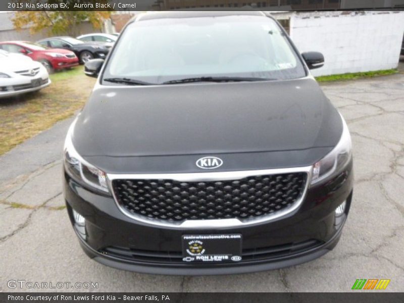 Aurora Black / Camel 2015 Kia Sedona EX