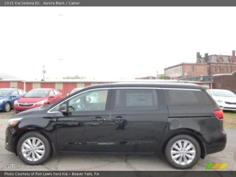 Aurora Black / Camel 2015 Kia Sedona EX