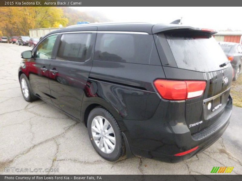 Aurora Black / Camel 2015 Kia Sedona EX