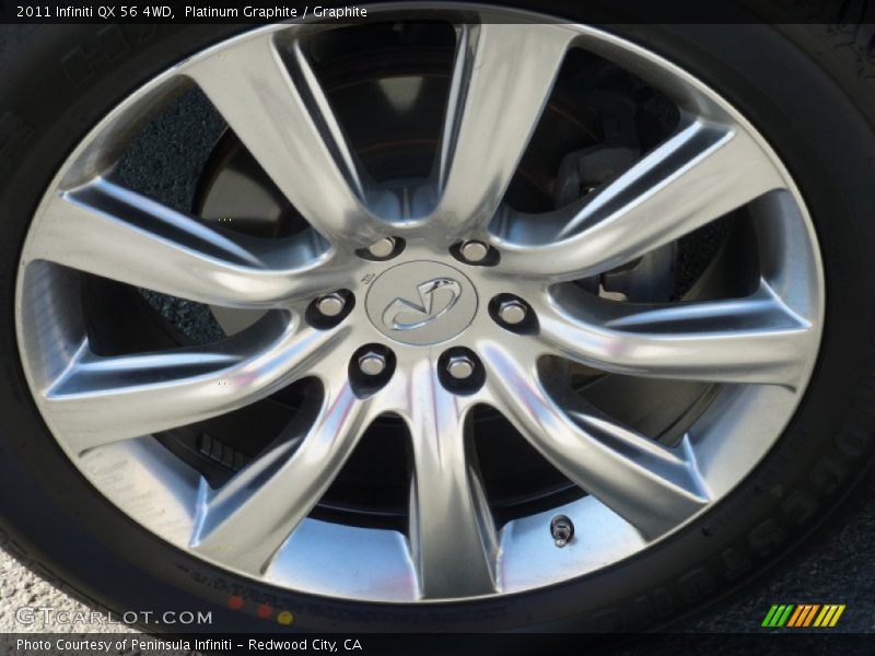 Platinum Graphite / Graphite 2011 Infiniti QX 56 4WD