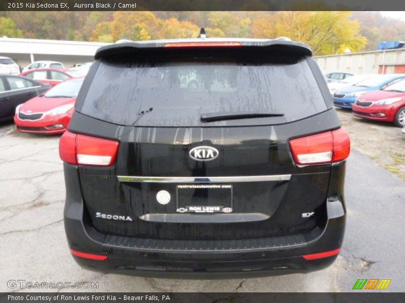 Aurora Black / Camel 2015 Kia Sedona EX