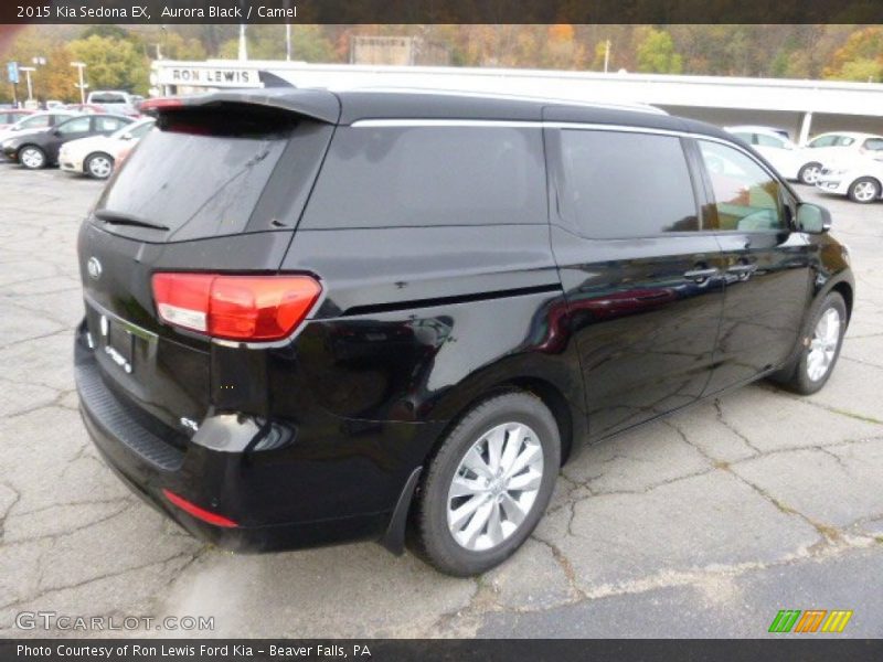 Aurora Black / Camel 2015 Kia Sedona EX