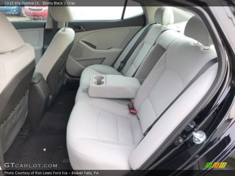 Ebony Black / Gray 2015 Kia Optima LX
