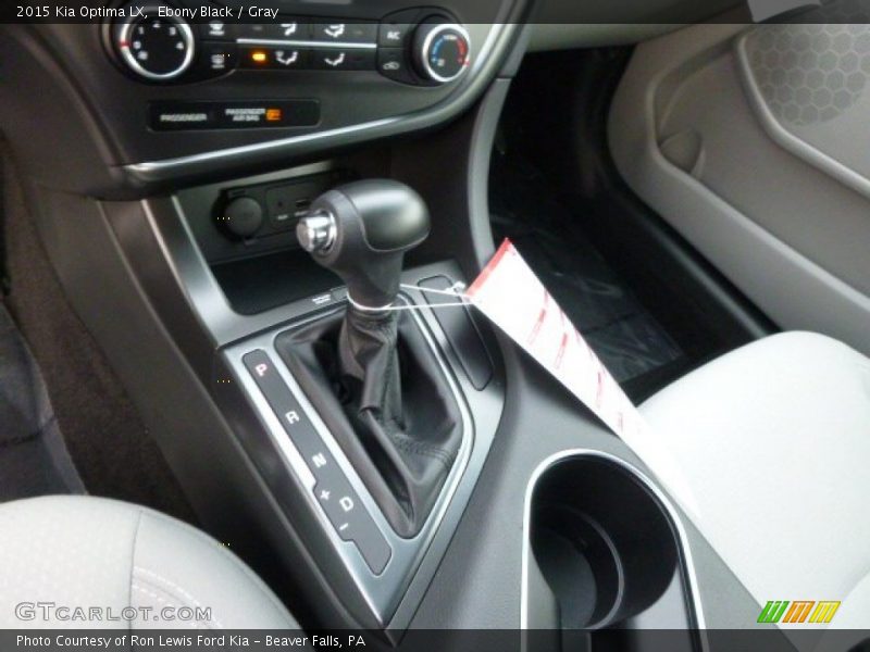 Ebony Black / Gray 2015 Kia Optima LX