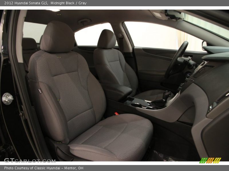 Midnight Black / Gray 2012 Hyundai Sonata GLS