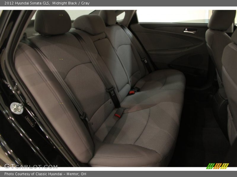 Midnight Black / Gray 2012 Hyundai Sonata GLS