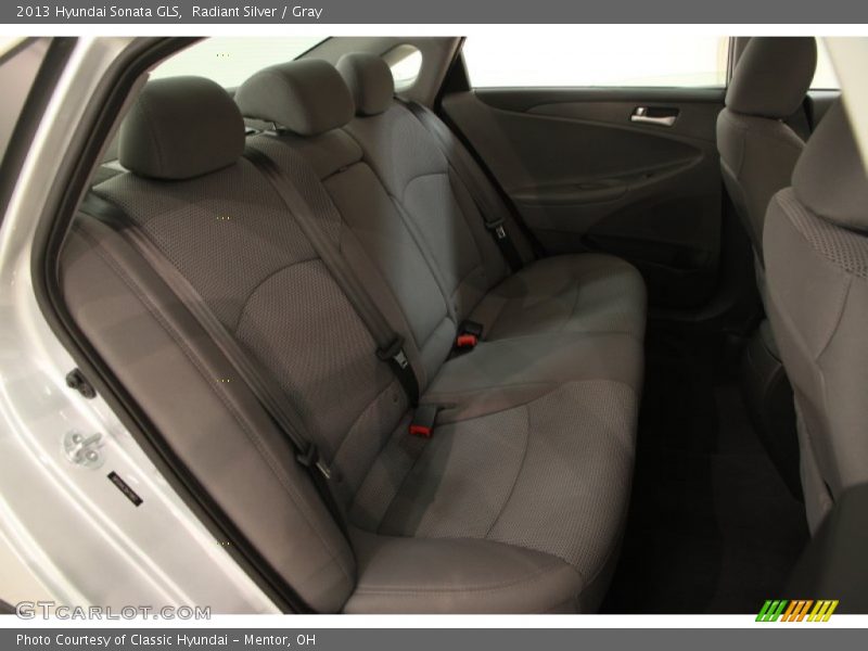 Radiant Silver / Gray 2013 Hyundai Sonata GLS