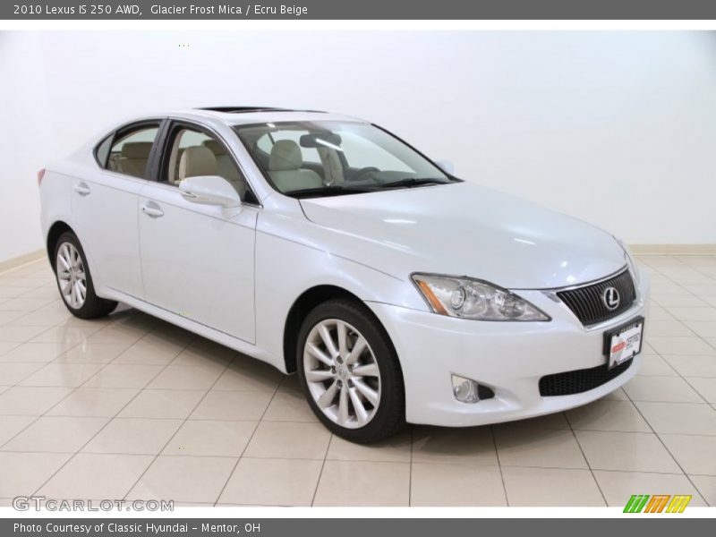 Glacier Frost Mica / Ecru Beige 2010 Lexus IS 250 AWD