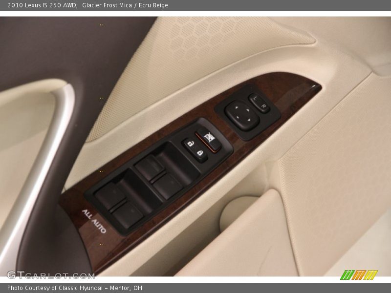 Glacier Frost Mica / Ecru Beige 2010 Lexus IS 250 AWD