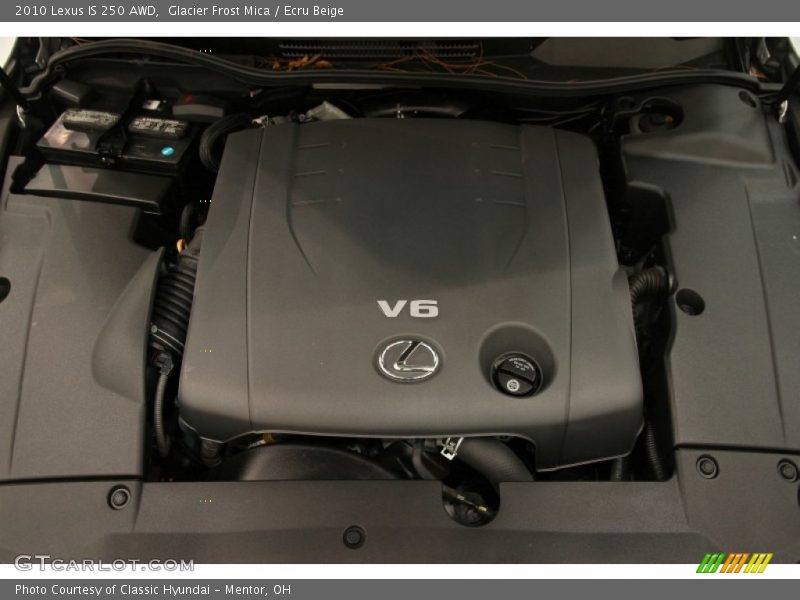 Glacier Frost Mica / Ecru Beige 2010 Lexus IS 250 AWD