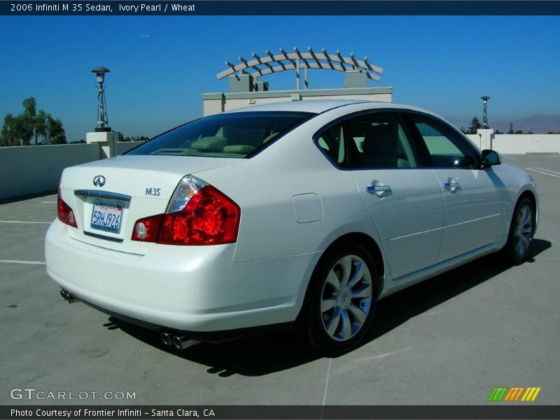 Ivory Pearl / Wheat 2006 Infiniti M 35 Sedan