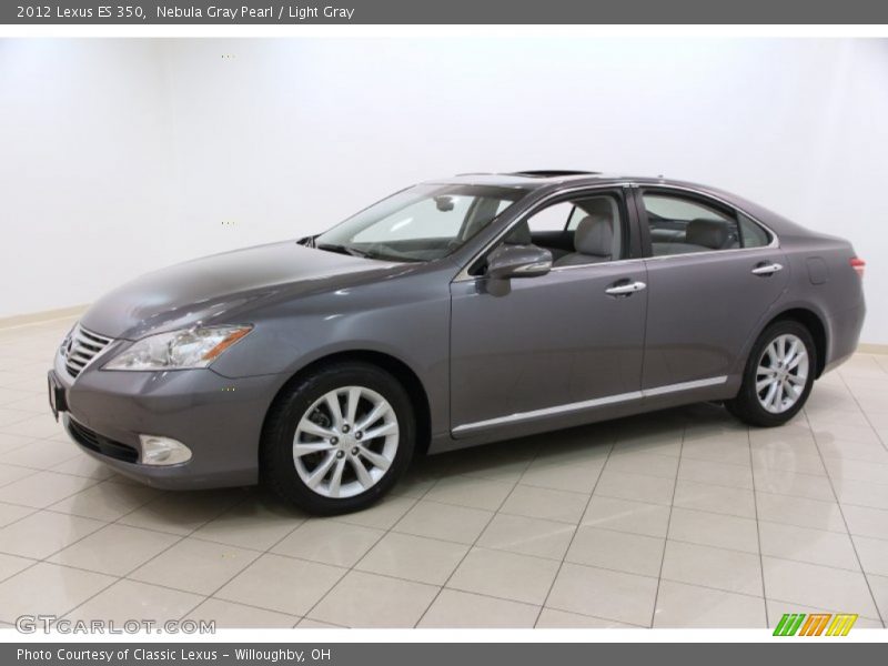 Nebula Gray Pearl / Light Gray 2012 Lexus ES 350